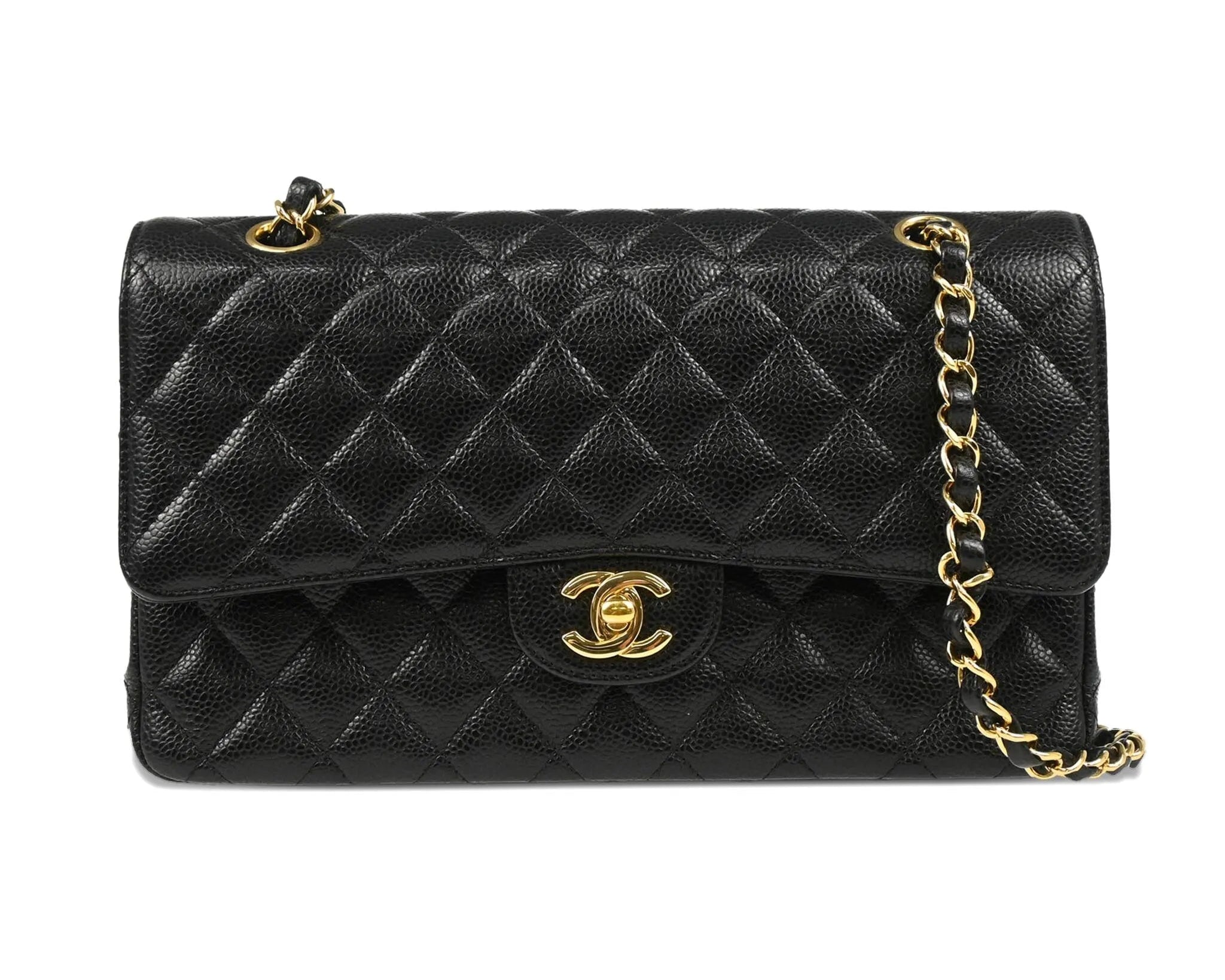 Chanel Medium Classic Flap Black Caviar | Gold Hardware