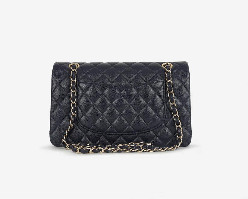 Chanel Medium Classic Flap Black Caviar | Gold Hardware