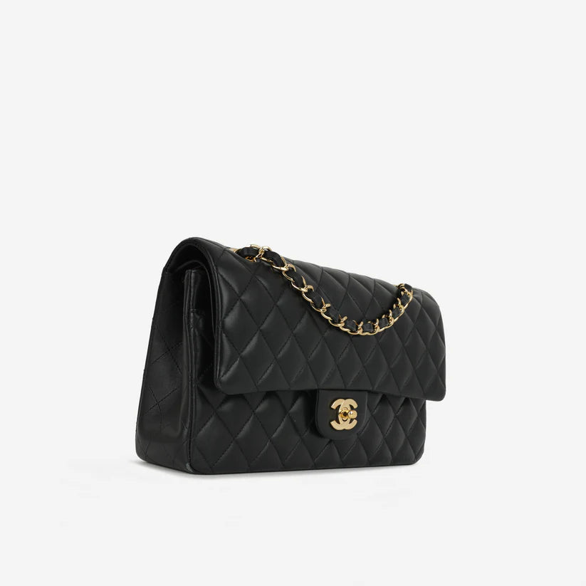 Chanel Medium Classic Flap - Black Lambskin | Gold Hardware